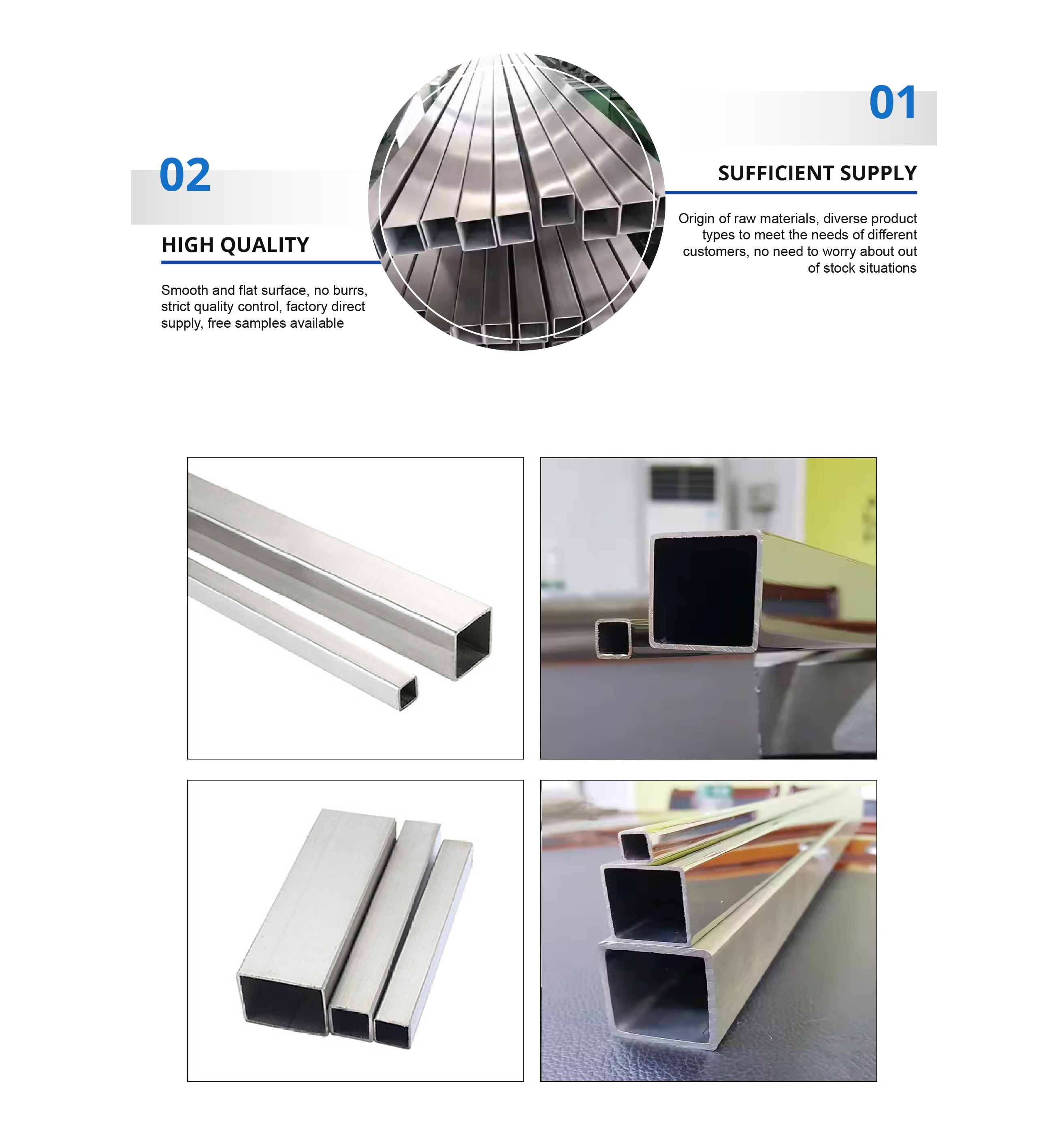 304l stainless steel square pipe