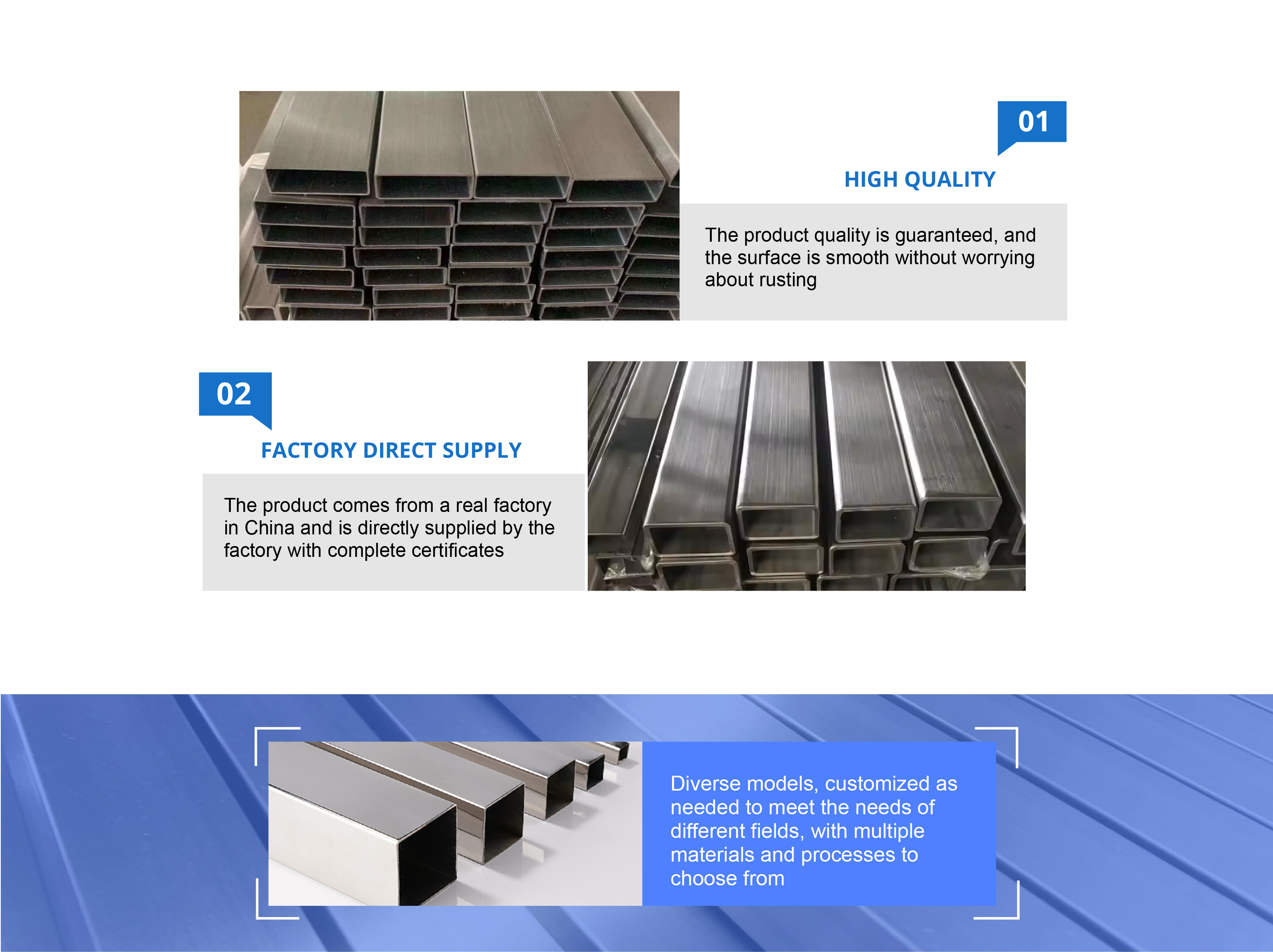 2507 Duplex stainless steel square pipe