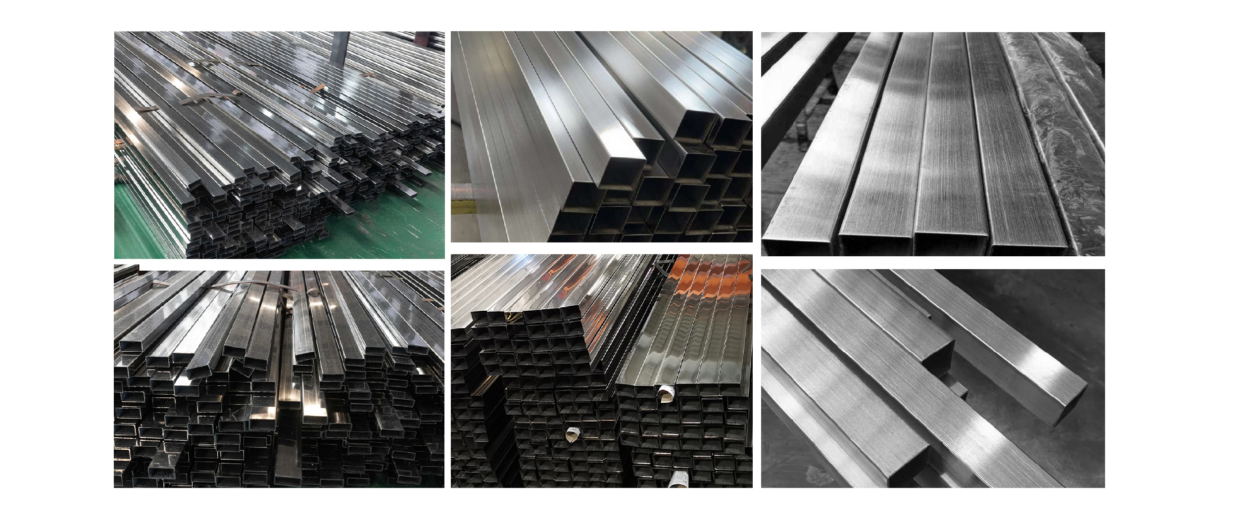 stainless steel rectangular pipes