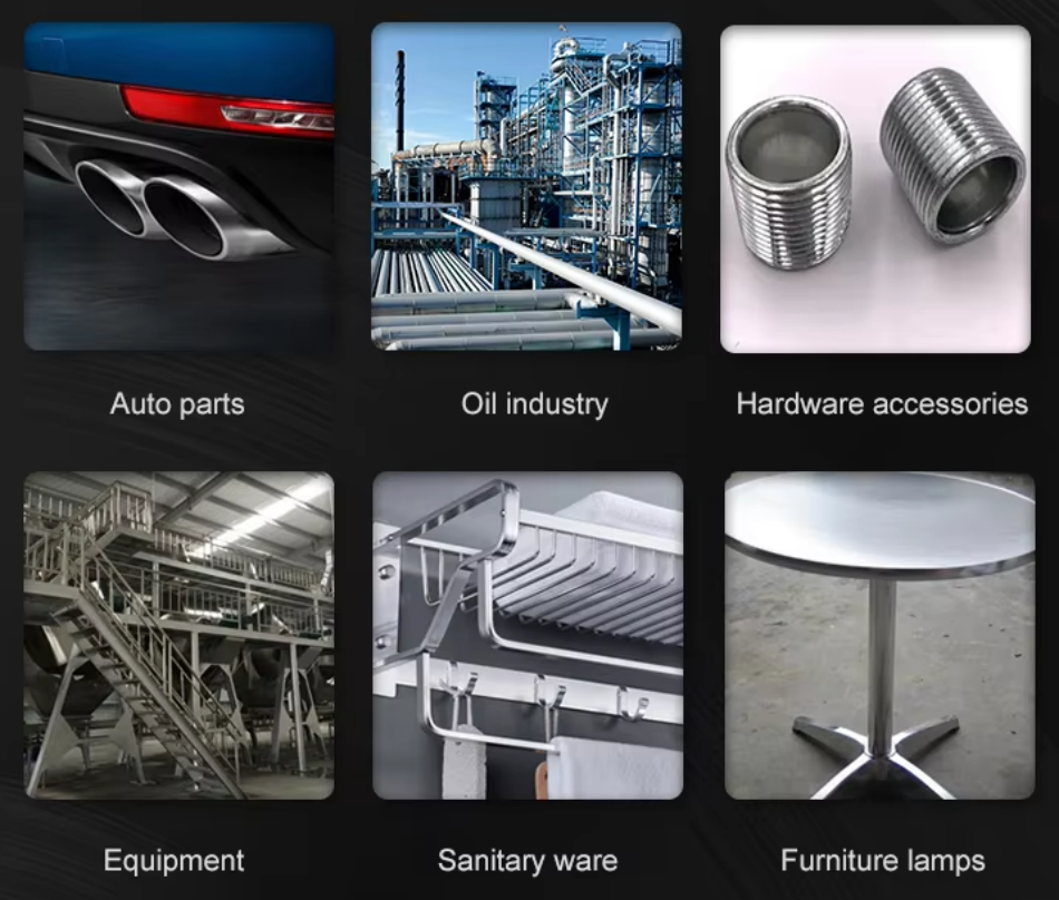 Application of 201 stainless steel pipe