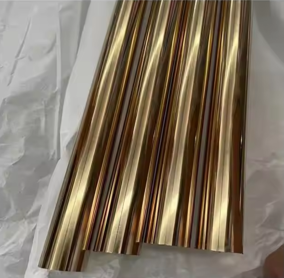 colored stainless steel pipes
