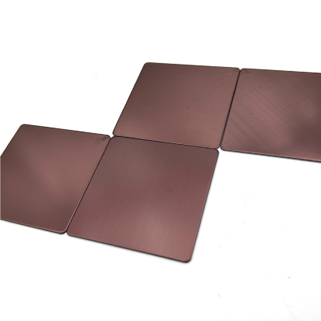2205 Rose Gold Stainless Steel Plate