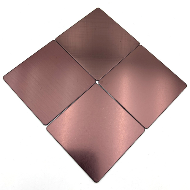 2205 Rose Gold Stainless Steel Plate