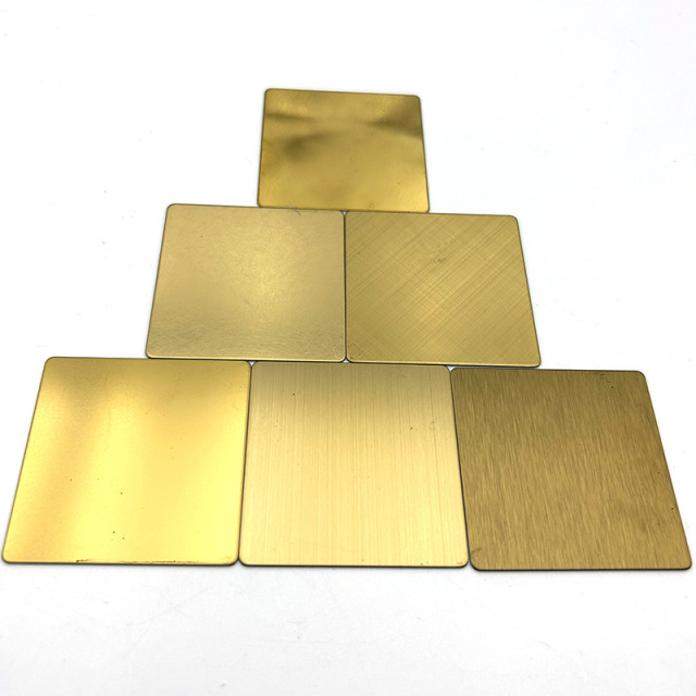 904L Gold Stainless Steel Plate