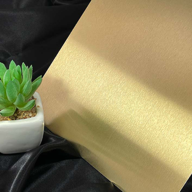 904L Gold Stainless Steel Plate