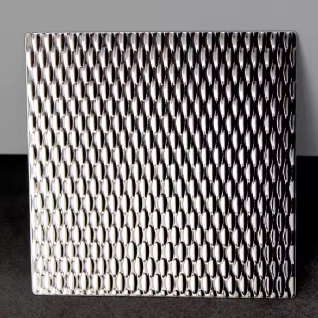 420 Stainless Steel Embossed Plate