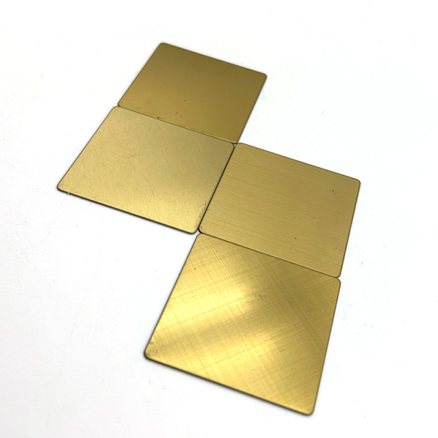 304 Gold Stainless Steel Plate