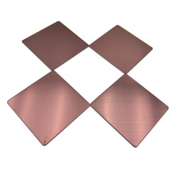 304L Rose Gold Stainless Steel Plate