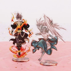 Custom Clear Acrylic Keychain Logo Cartoon Glitter Epoxy Keychain Charm Pin Stand Plastic Key Chain Anime Acrylic KeyringCustom