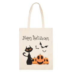 Women's Canvas Shoulder Bag Small Makeup Drawstring Shopping Cotton Canvas Tote Bag Custom Canvas Bag With Custom Printed Logo