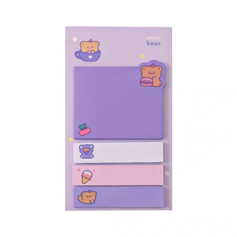 Kawaii Sticky Notepad Memo Pads Office School Stationery Adhesive Stickers Posted it Sticky Note Pad Custom
