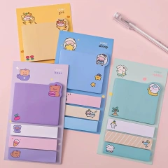 Kawaii Sticky Notepad Memo Pads Office School Stationery Adhesive Stickers Posted it Sticky Note Pad Custom
