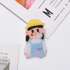 Custom Acrylic Pin Manufacturer Acrylic Pin Custom Shape Acrylic Epoxy Lapel Pin Bage Koala