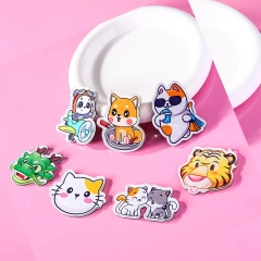 Promotional Fridge Magnets Souvenir Gift Custom Cute Anime Acrylic Fridge Magnets Customised Alphabet Refrigerator Magnet Maker