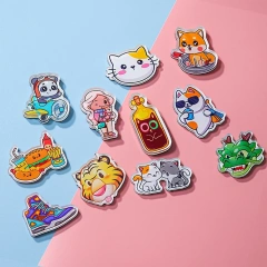 Promotional Fridge Magnets Souvenir Gift Custom Cute Anime Acrylic Fridge Magnets Customised Alphabet Refrigerator Magnet Maker