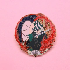 Custom Glitter Hard Enamel Pin Soft Enamel Lapel Pin Cartoon Metal Badge Gold Plated AnimeLogo UV Animal Enamel Pin Custom