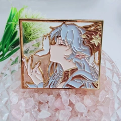 Custom Enamel Pin Soft Enamel Pin Cartoon With Glitter Metal Badge Logo Maker UV Print Cute Anime Hard Enamel Lapel Pin Custom