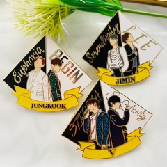 No MOQ Hard Enamel Pin Custom Metal Logo Soft Enamel Pin Gold Anime Cartoon Cute Animal Badge Kpop Glitter Lapel Pin Custom