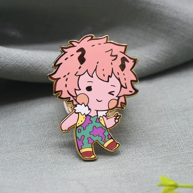 Custom Fashion Metal Badge Glitter Animal Cartoon Anime Soft Enamel Pin Hard Enamel Pin Design Lapel Pin Promotion Gifts