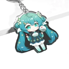 DIY Personalized Keychain Acrylic China Clear Plastic Acrylic Key Chains Customize Frosted Anime Double Sided Acrylic Charms