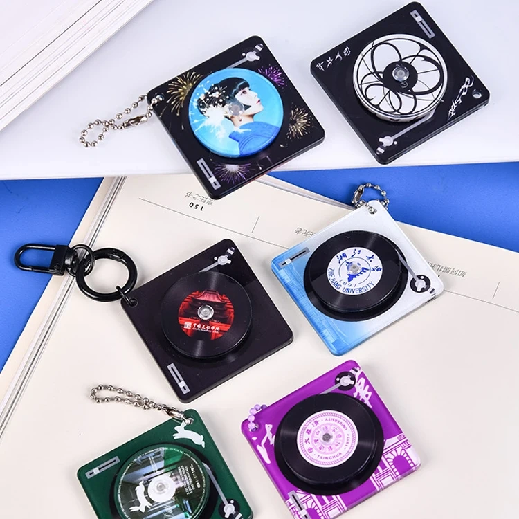 Custom Acrylic Charms Key Chain Phone Charm Shaker Custom Acrylic cd Case Keychain Anime Stand Acrylic Keychain