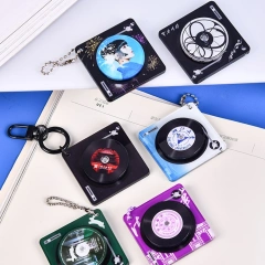 Custom Acrylic Charms Key Chain Phone Charm Shaker Custom Acrylic cd Case Keychain Anime Stand Acrylic Keychain
