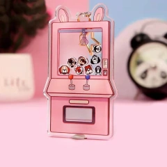 Acrylic Shaker Keychain Custom Openable Popular Sheep Custom Acrylic Shaker Keychain Glitter Refillable Shaker Keychain Charm