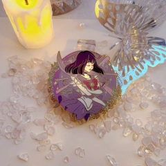 Wholesale Custom Cute Cartoon Anime Soft Pin Lapel Pins With Printing Hard Enamel Pin For Souvenir Gifts Metal Badge Logo