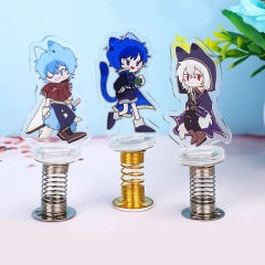 Acrylic Shaker Keychain Custom Openable Popular Sheep Custom Acrylic Shaker Keychain Glitter Refillable Shaker Keychain Charm