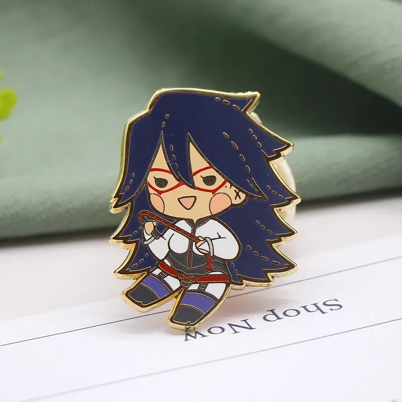 Cartoon Hard Enamel Pin Custom Cute Anime Lapel Pins Logo Screen Printing Glitter Soft Enamel Pin Metal Badge Manufacturer