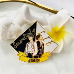 No MOQ Hard Enamel Pin Custom Metal Logo Soft Enamel Pin Gold Anime Cartoon Cute Animal Badge Kpop Glitter Lapel Pin Custom