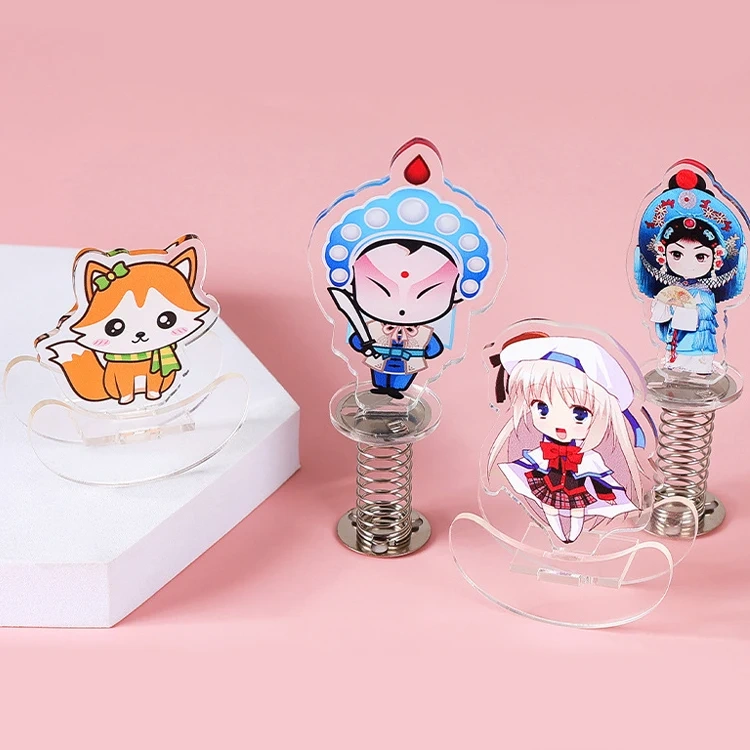 Cute Cartoon Anime Acrylic Shaker Charms Quicksand Acrylic Shaker Custom Diy Popular Sheep Acrylic Shaker Keychain Keyring
