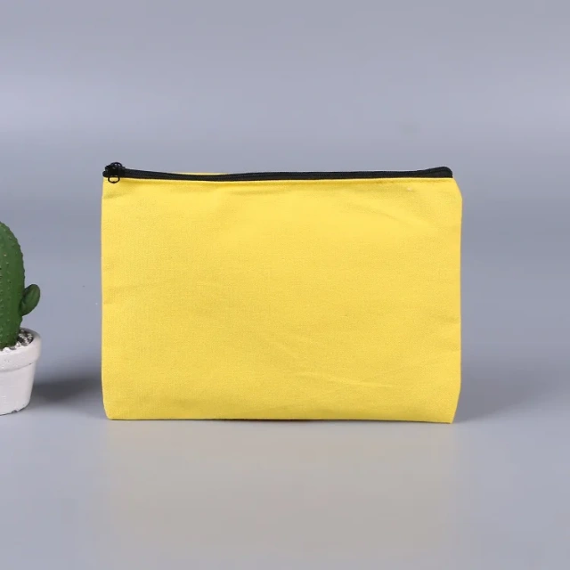 Custom Large Capacity Canvas Pen Pencil Case Bag Storage Pouch Stationery Bag for School Office Cute Kawaii Makeup Bag Marker