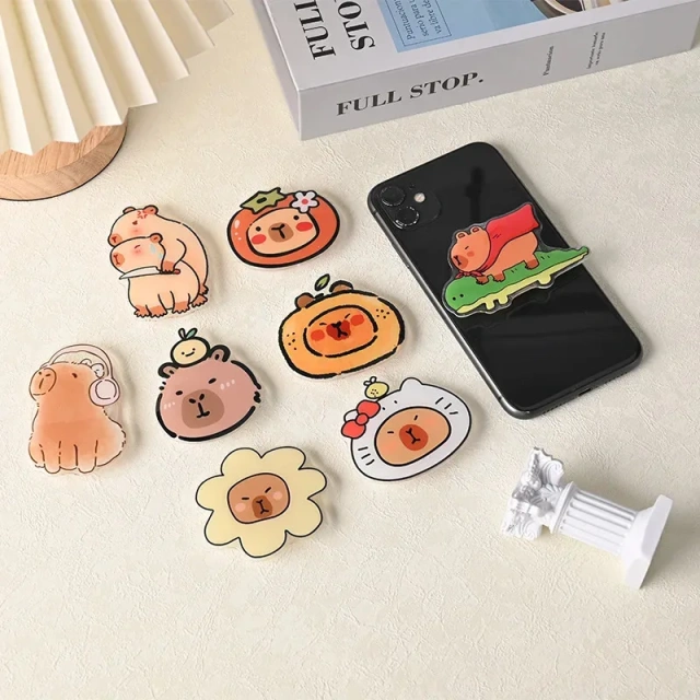 Custom Acrylic Phone Holder Cute Anime Sticky Phone Grip Magnet Sublimation Magsafe Phone Grip Pop Socket