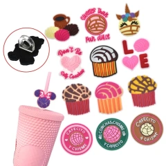 Wholesale Custom Straw Topper For Tumbers Anime Silicone Straw Toppers Halloween Straw Toppers Charms