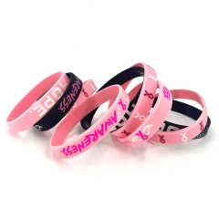 Promotional Wristbands Rubber Logo Custom Silicone Wristbands Keychain Silicon Wrist Bands Silicone Bracelets Customize