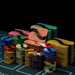 Personalized Poker Chips Set Poker Chip Golf Ball Marker Custom Acrylic Poker Chips With Logo