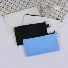 Custom Logo Cute Pencil Case&Bags Canvas School Pencil Case For Girls Boy Kawaii Pencil Case For Kid