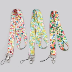 Cute Teacher Key Chain Lanyard Sublimation Accessories Woven Black Lanyard Printing Nurse Polyester Lanyards With Logo Custom