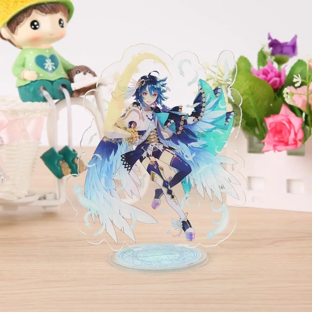 Acrylic Character Standees Light Acrylic Display Standee Acrylic Cartoon Kpop Anime Standee Custom Keychain Charms