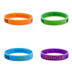 Promotion Wide Printing No Excuses Qr Code Gospel Silicone Bracelet Glow Silicone Bracelet Glitter Silicone Wristband