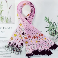 Wholesale Phone Printed Lanyard Design Custom Nylon Lanyards Keychain Polyester Lanyards With Logo Custom