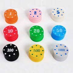 Wholesale Poker Chips For Integrate Chips Poker Set Professional Ceramic Clay Poker Chips With Custom Logo