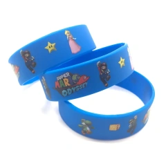 Custom Logo Luxury Promotional Gift Baby Silicone Wristbands Personalized Free Design Sport Silicone Bracelet