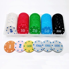 Wholesale Poker Chips For Integrate Chips Poker Set Professional Ceramic Clay Poker Chips With Custom Logo