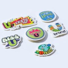 Promotional Cute Kawaii Cartoon Anime Logo Stickers Custom Packing Label Sticker Printer Die Cut Holographic Decorative Stickers