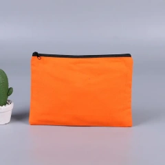 Custom Large Capacity Canvas Pen Pencil Case Bag Storage Pouch Stationery Bag for School Office Cute Kawaii Makeup Bag Marker