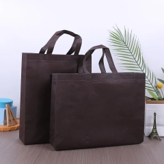 Laminated Non Woven Bag Recycle Reusable Grocery Gift T Shirt Non Woven Shopping Bag Custom Non-woven Tote Bag With Logo