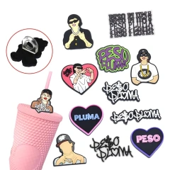 Wholesale Custom Straw Topper For Tumbers Anime Silicone Straw Toppers Halloween Straw Toppers Charms