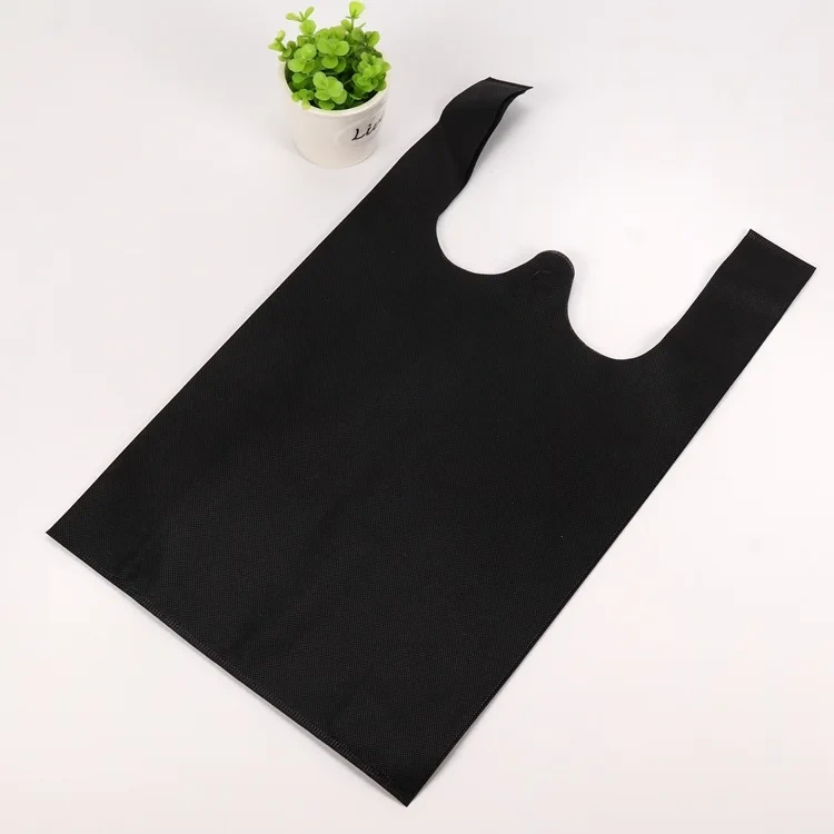 Custom Non-woven Tote Bag With Logo Laminated Non Woven Bag Recycle Reusable Grocery Gift T Shirt Non Woven Shopping Bag